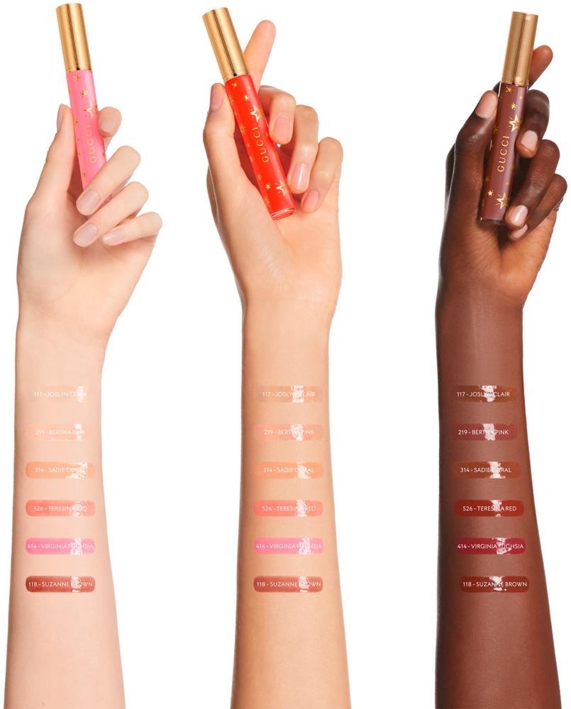 Gucci Beauty Gloss à Lèvres Блеск для объема губ Gucci, atspalvis 117 joslyn clair 6,5 мл — фото 3
