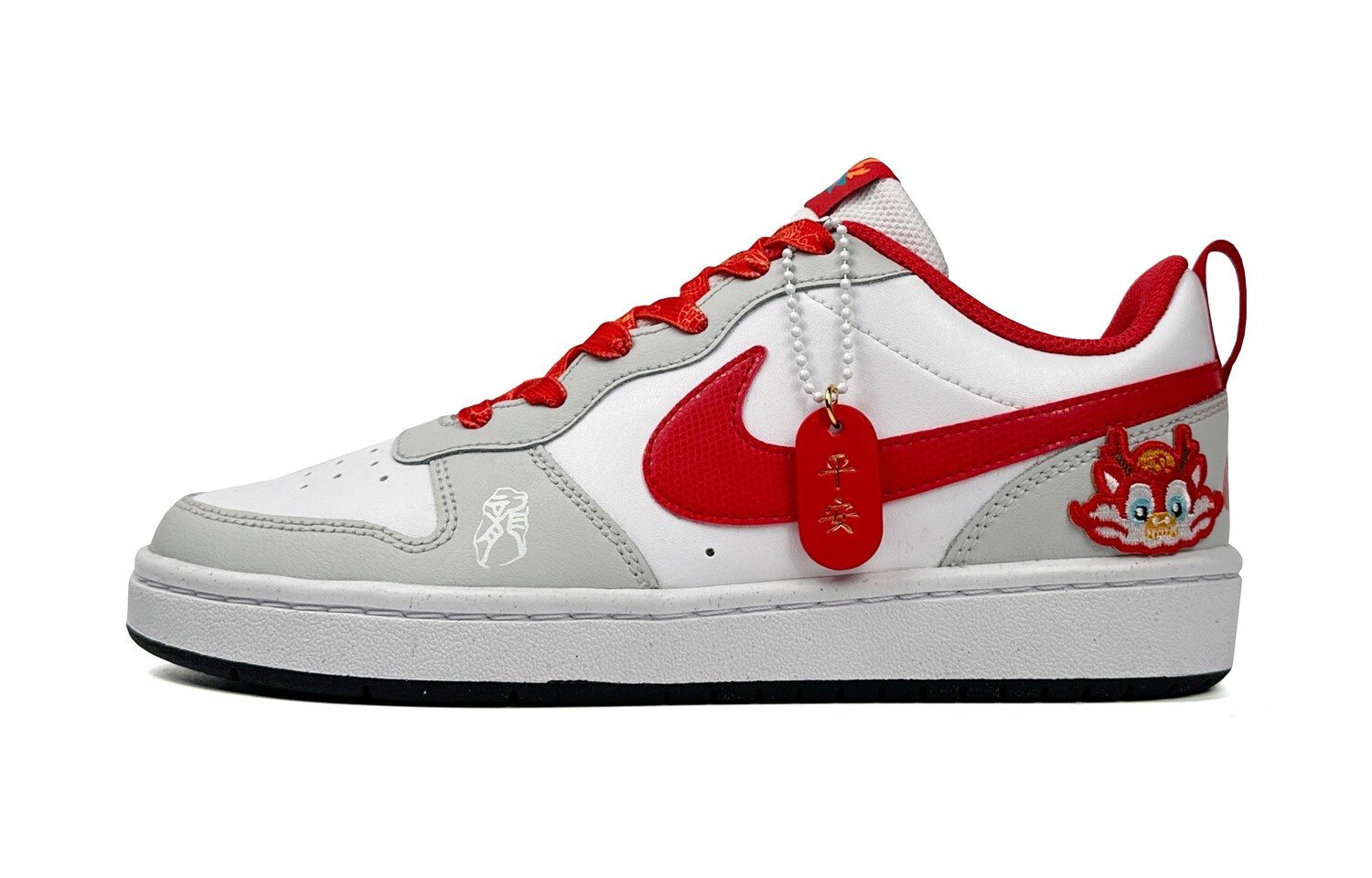 

Женские кроссовки для скейтбординга Nike Court Borough Low, Red/White/Gray