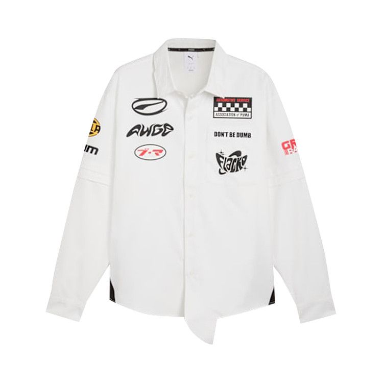 

Свитер Puma x A$AP Rocky Layered Pit Crew Button Down, White