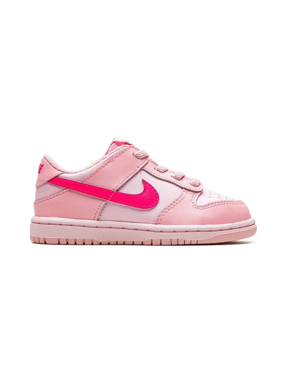 Кроссовки Dunk Low Triple Pink Nike Kids, розовый — фото 2