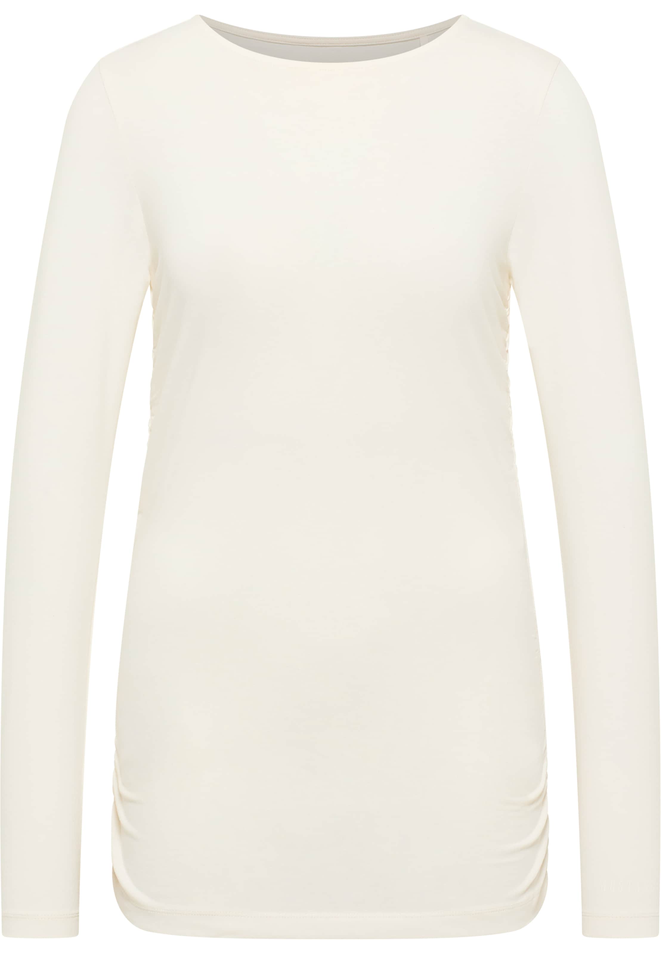 

MUSTANG Лонгслив 'Style Ambrose' в цвете Off White