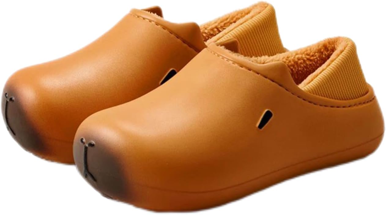 

Тапочки с капибарой для женщин и мужчин, милые хлопковые тапочки с капибарой, осенне-зимние теплые тапочки для дома с противоскользящей подошвой Generic, желтый