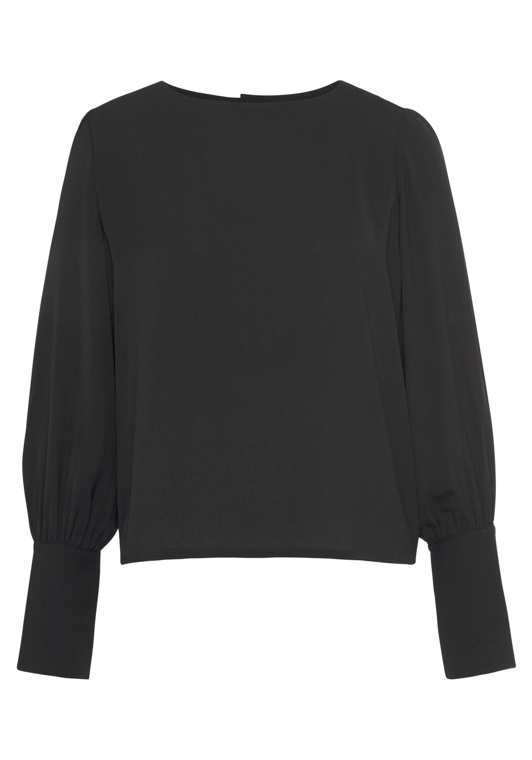 

Блуза LASCANA Langarm, черный