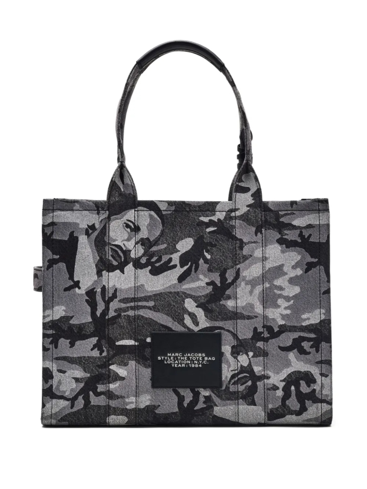 Marc Jacobs сумка The Large Tote, серый — фото 4