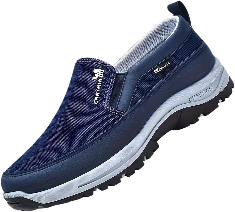 

Мужские легкие парусикроссовки больших размеров- мягкая и удобная повседневная обувь. Прохладные и дышащие. Идеально подходят для прогулок, походов, свиданий и пеших прогулок Clolinde, синий