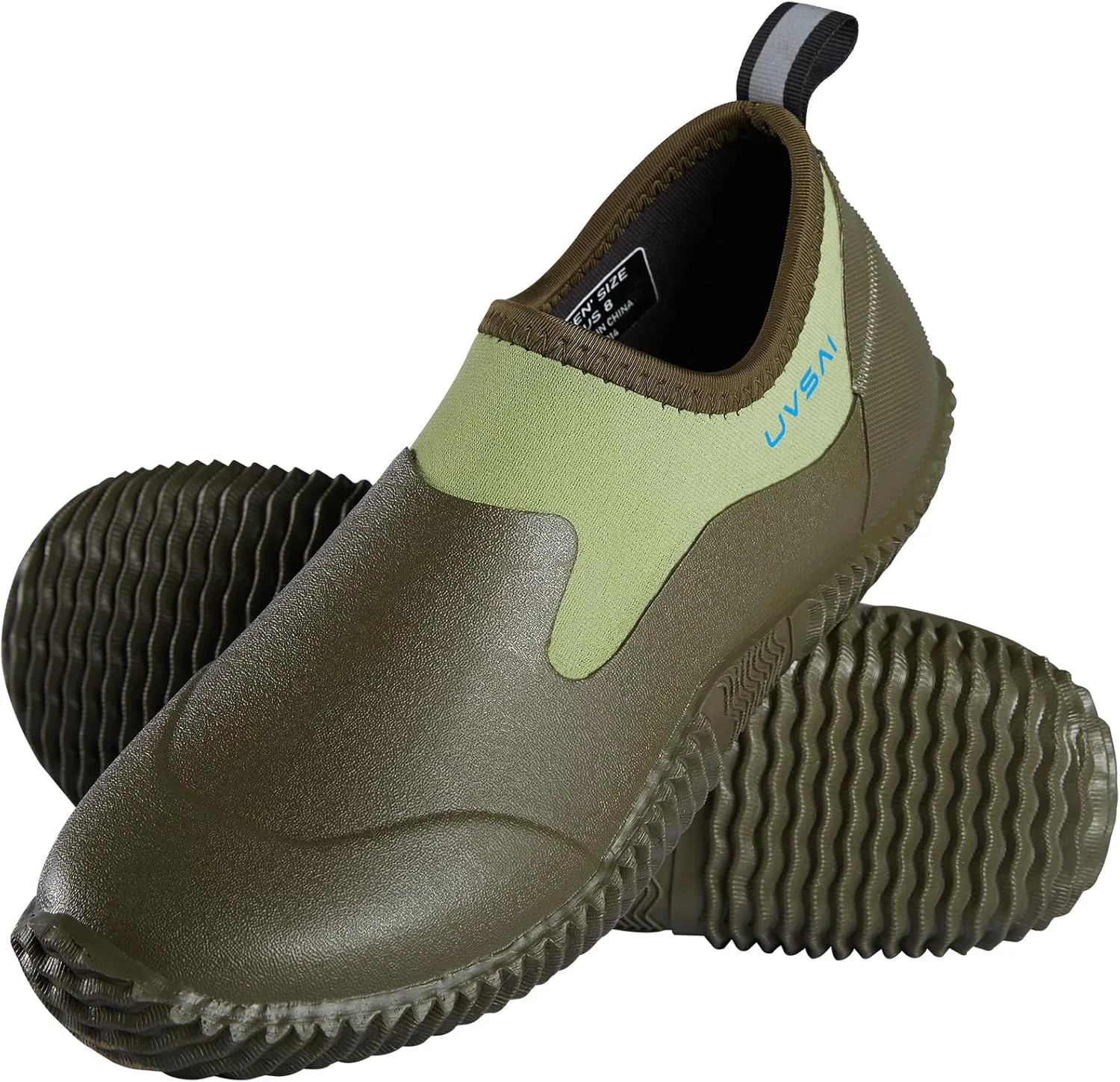 

Мужские водонепроницаемые садовые ботинки-дождевики, слипоны для садоводства, фермерства, кемпинга, ухода за газоном и работы во дворе UVSAI, зеленый