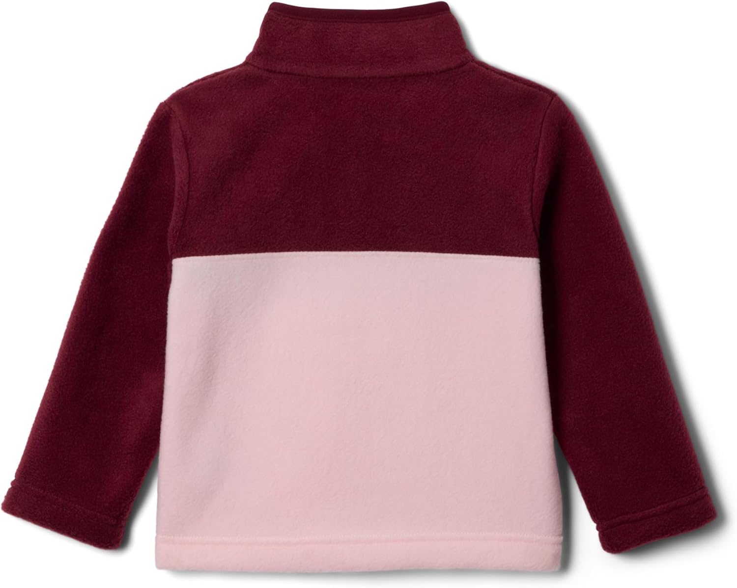 Columbia unisex-baby Steens Mountain II 1/4 Snap Fleece Pull-over, Satin Pink/Rich Wine — фото 2