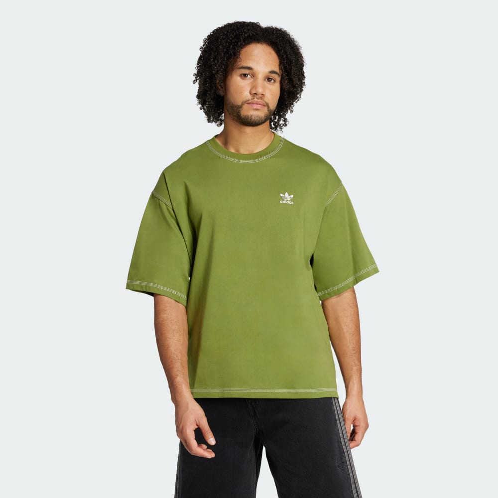 

Футболка Adidas Trefoil Essentials Tee, цвет Tech Olive