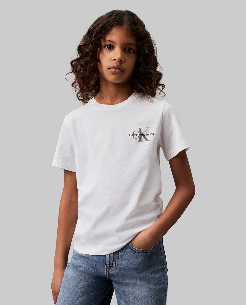 

Футболка для мальчика с коротким рукавом Calvin Klein, белый