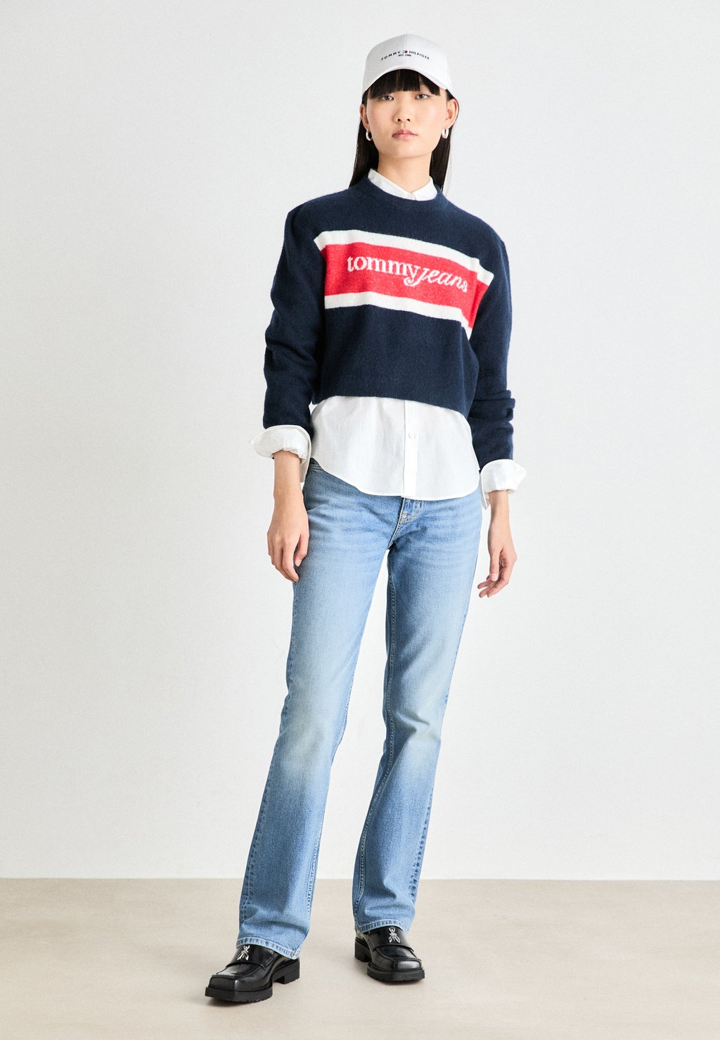 

Джемпер SCRIPT Tommy Jeans, темно-синий