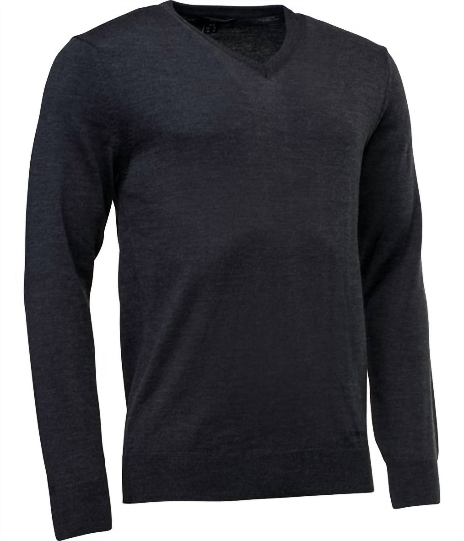 

Мужской свитер Milano в темно-сером меланжевом цвете Abacus Sportswear US, цвет dark grey melange