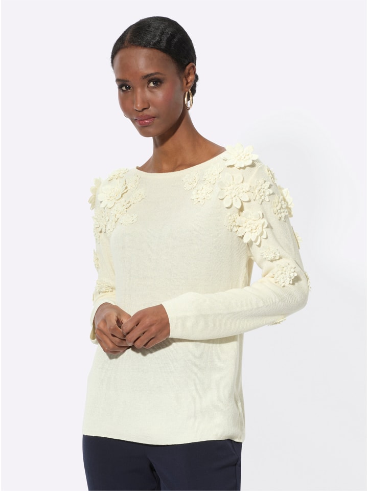 

Свитер с длинными рукавами цвета шампанского creation L