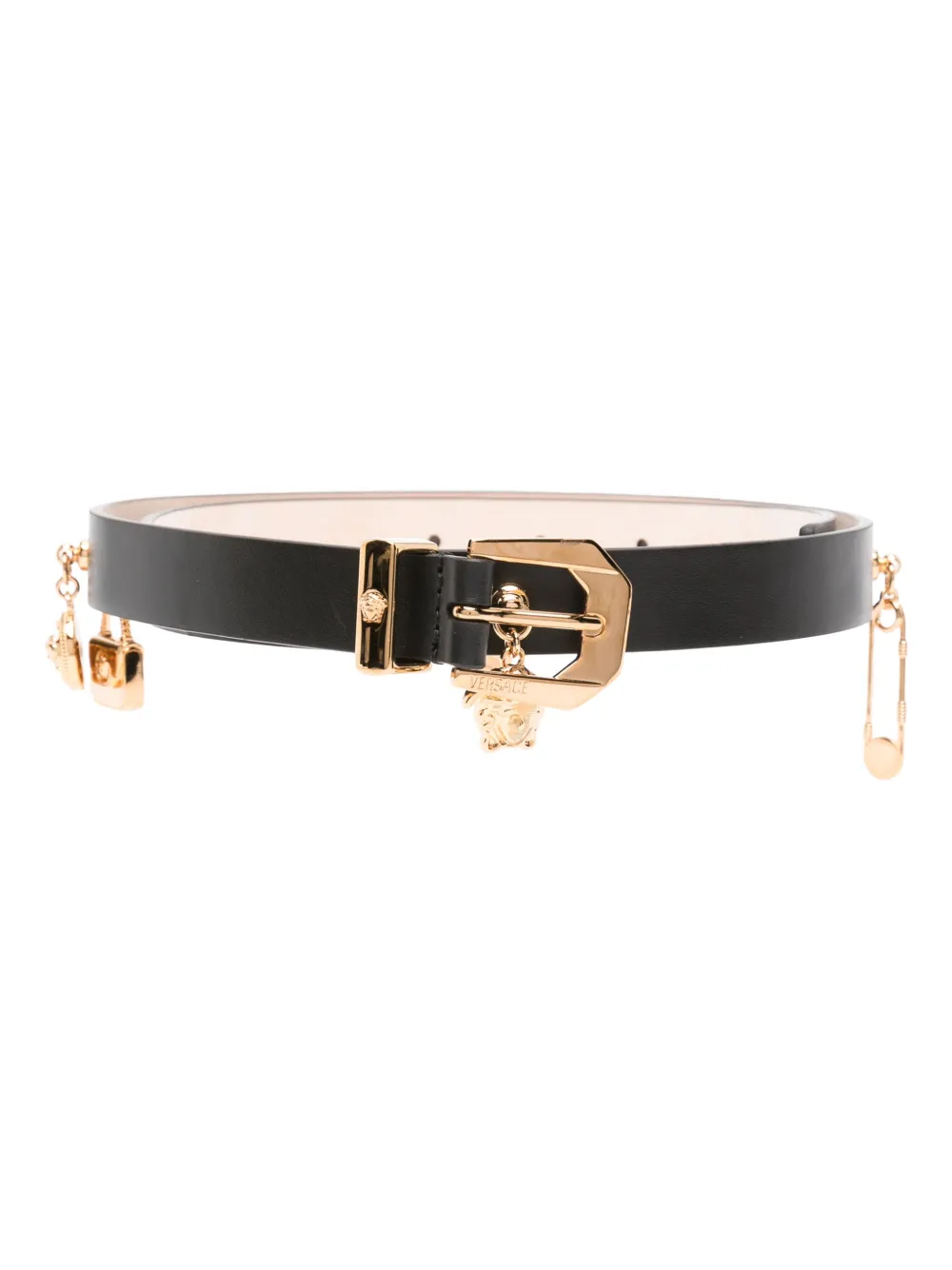 

Ремень Medusa Heritage Charms VERSACE, черный