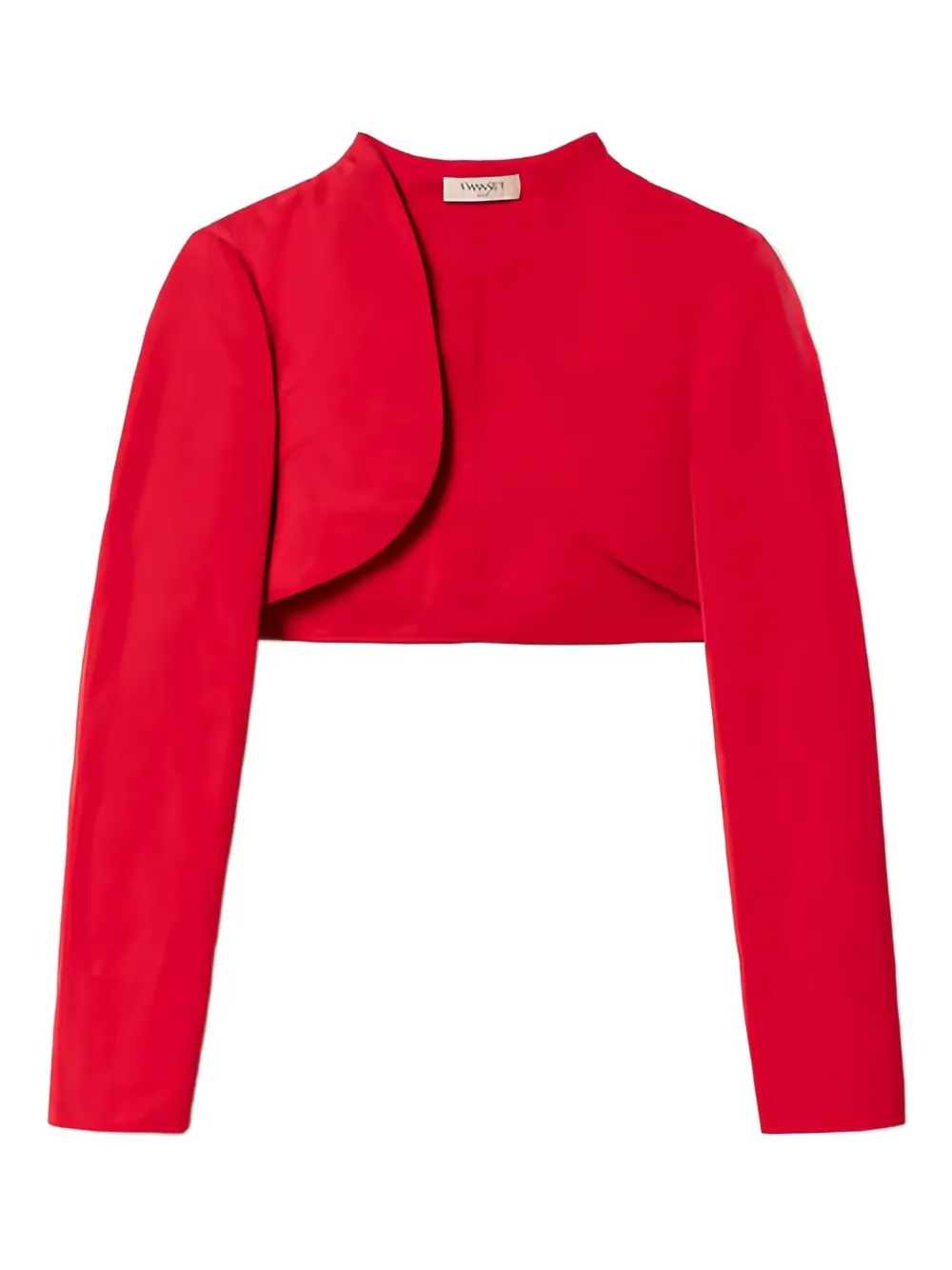 

Асимметричный укороченный пиджак Twinset, красный