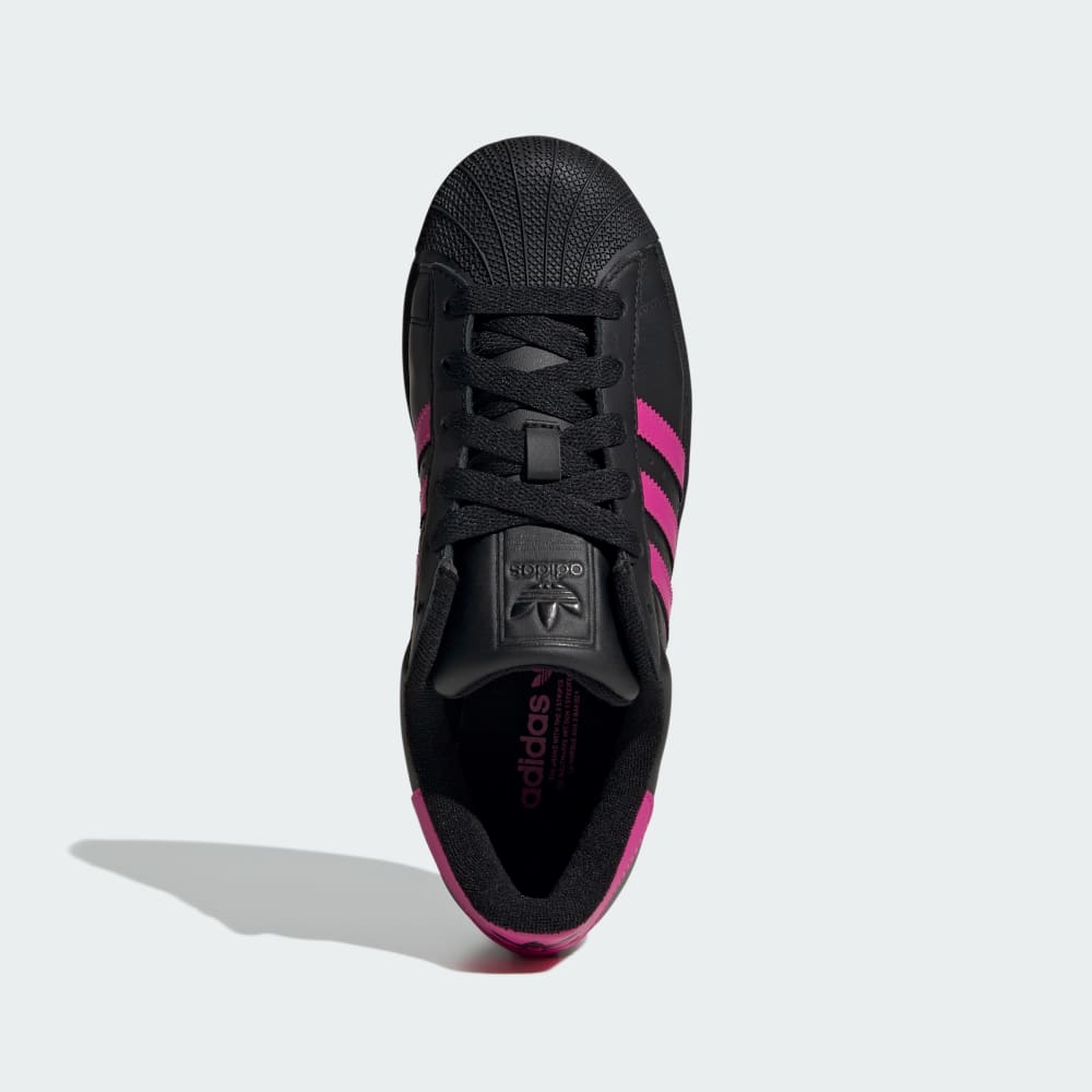 Кроссовки Adidas Superstar II Shoes, цвет Core Black/Semi Lucid Fuchsia/Core Black — фото 2