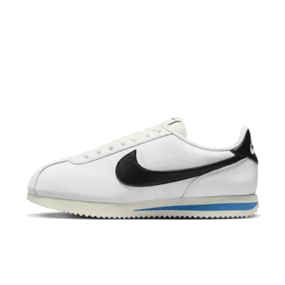 

Кроссовки Nike Cortez Leather, цвет White/Light Photo Blue/Sail/Black