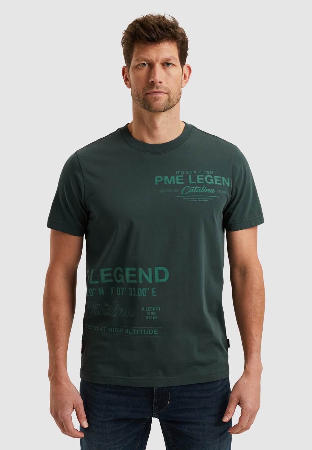 

Футболка с принтом ARTWORK PME Legend, темно-зеленый