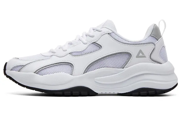 

Кроссовки PEAK Lifestyle Shoes Men Low-top Large White/light Gray, светло-серый