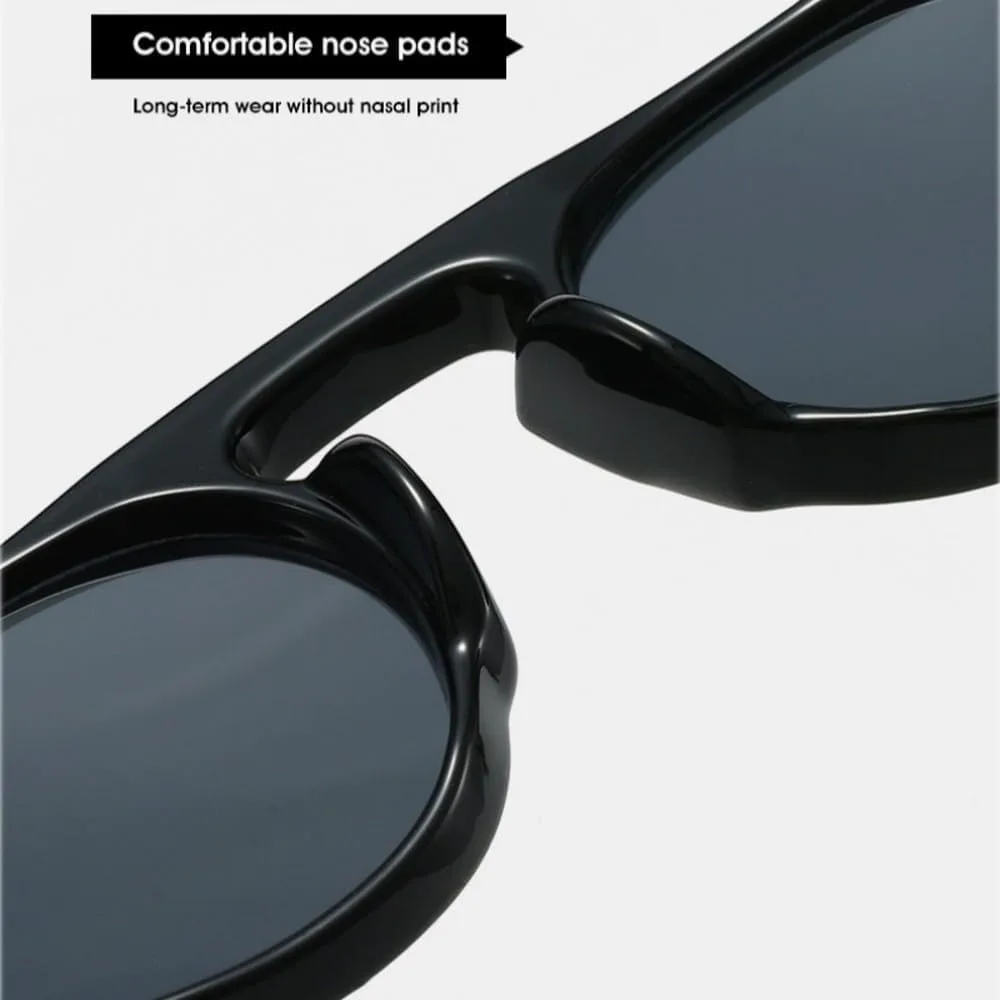 

Солнцезащитные очки в стиле ретро с заклепками, квадратная форма, женские, защита от УФ-излучения UV400, модные мужские, прозрачная оправа SKFGNX, Tea Dark Green