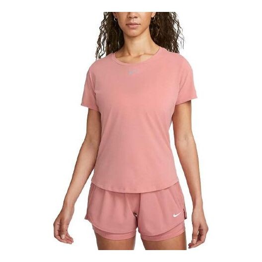 

Футболка (WMNS) Nike Dri-FIT One Luxe T-shirt 'Pink', розовый