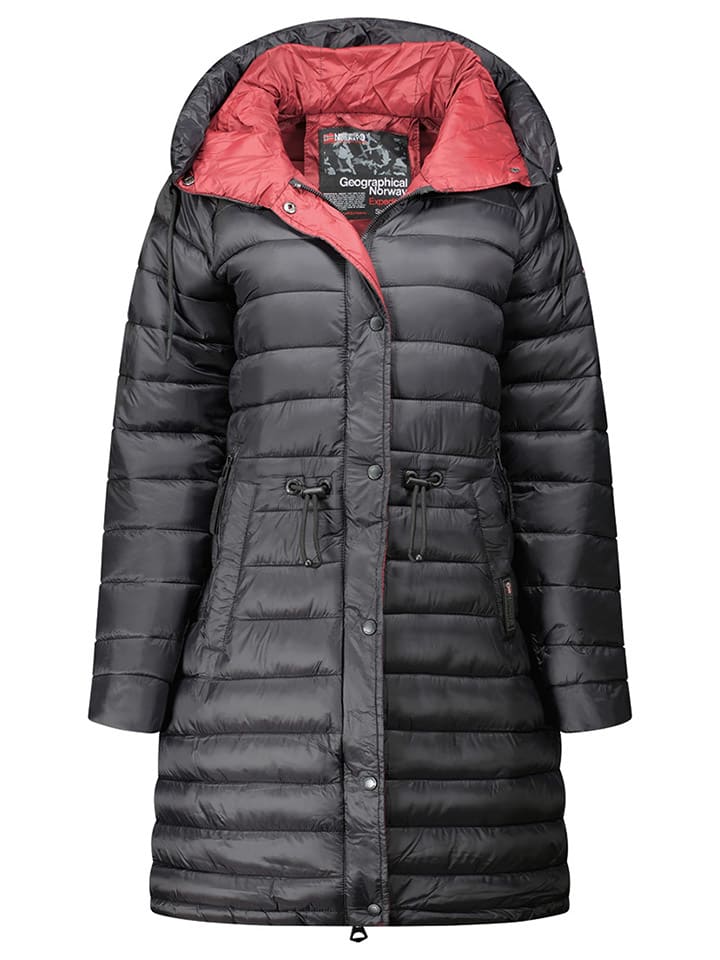 

Geographical Norway Стеганое пальто «Батига» черного цвета