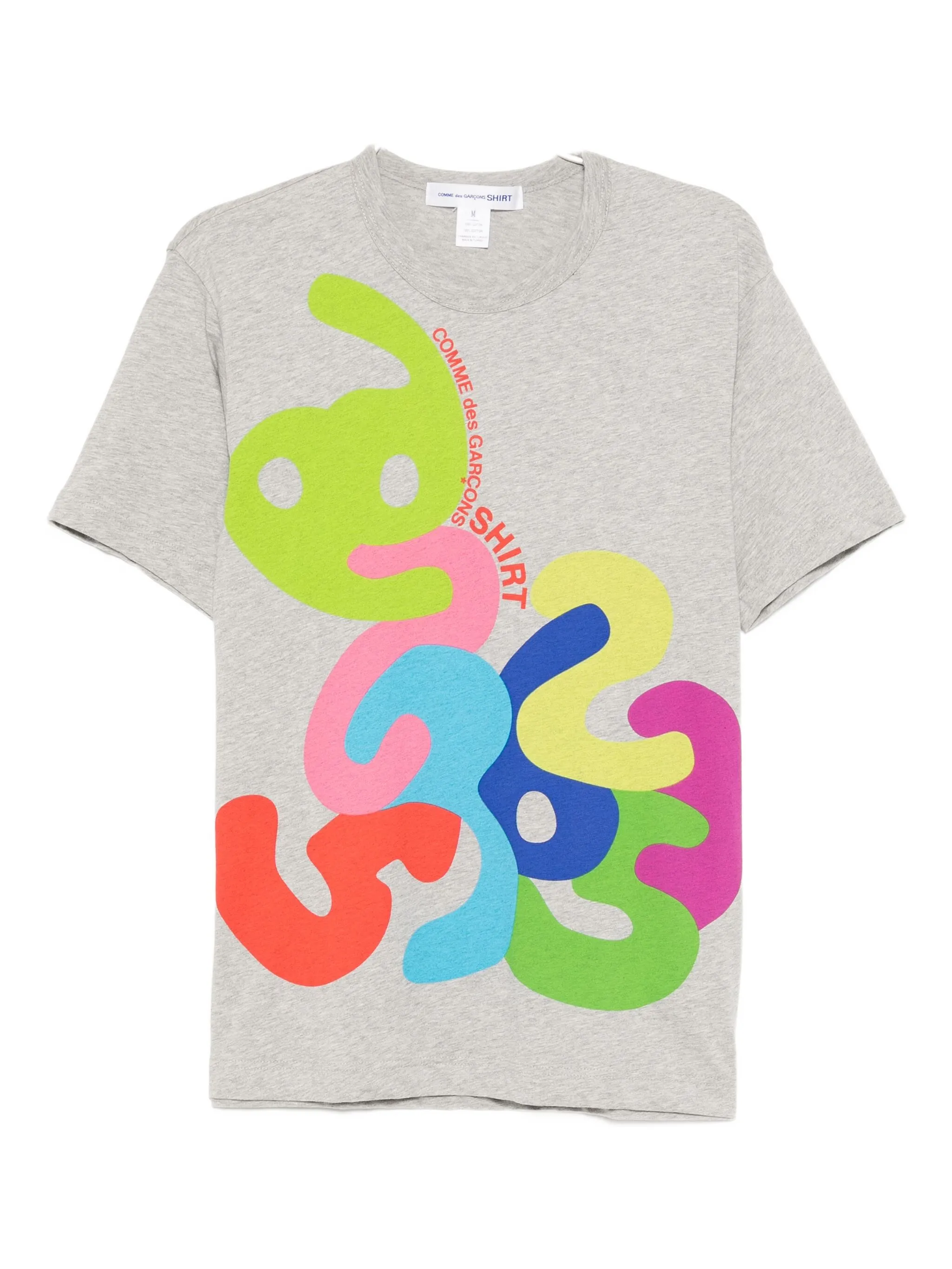

Футболка с графичным принтом Comme Des Garçons Shirt, серый