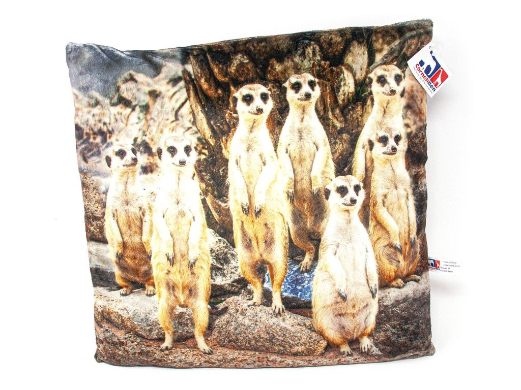 

Подушка из ткани - Сурикат - 35х35 Cornelissen