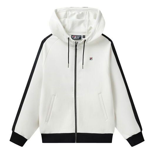 

Куртка FILA Knitting Hooded Jacket White, белый