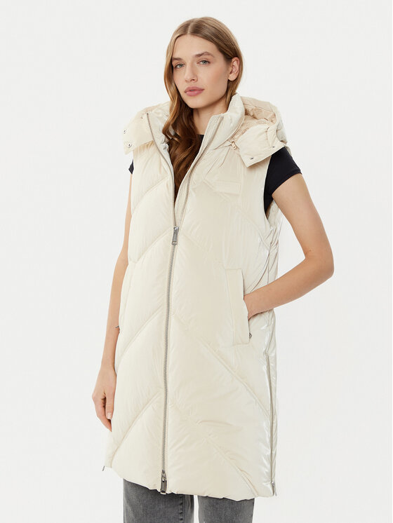 

Утепленный жилет regular fit W5RN68 WH0V0 Guess, бежевый