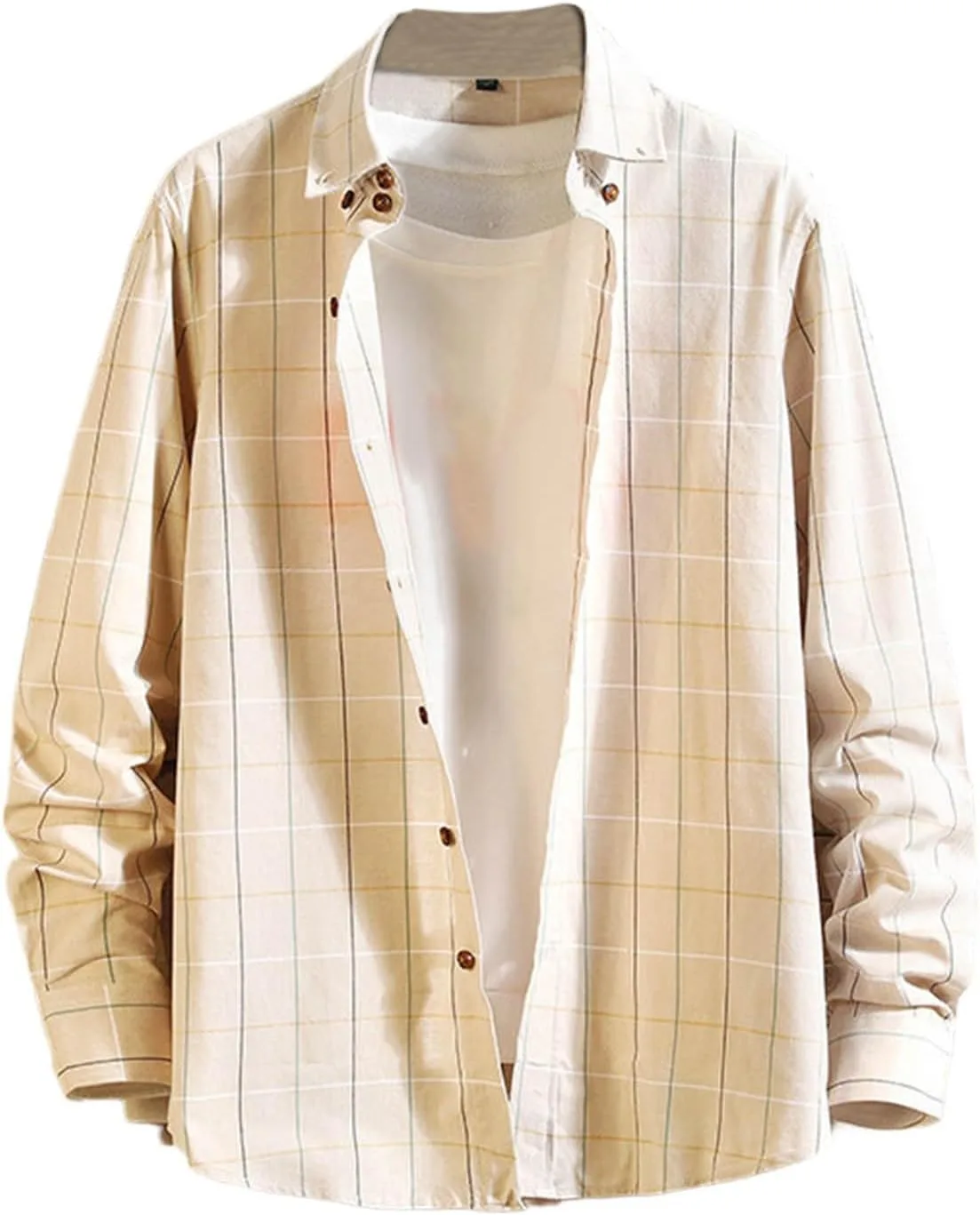 

Мужская рубашка фланель regular fit с длинным рукавом в клетку