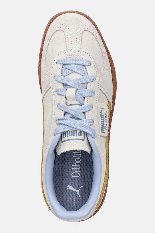 Замшевые кроссовки Palermo Cobalt Glaze Puma, бежевый — фото 4