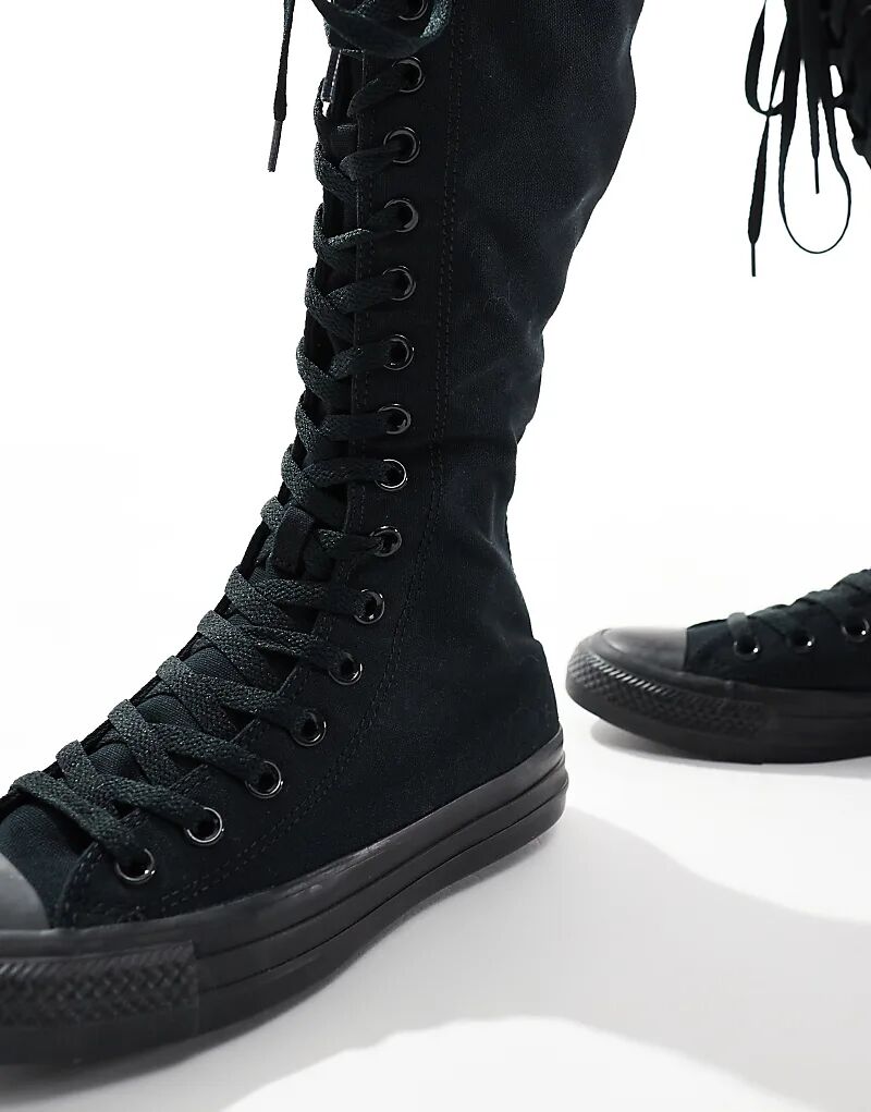 Кроссовки Converse Chuck Taylor All Star Knee XX HI в цвете «тройной черный» — фото 3