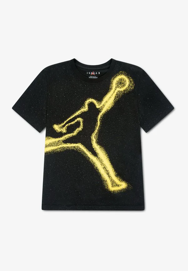 Футболка унисекс с принтом phased Jordan, Black
