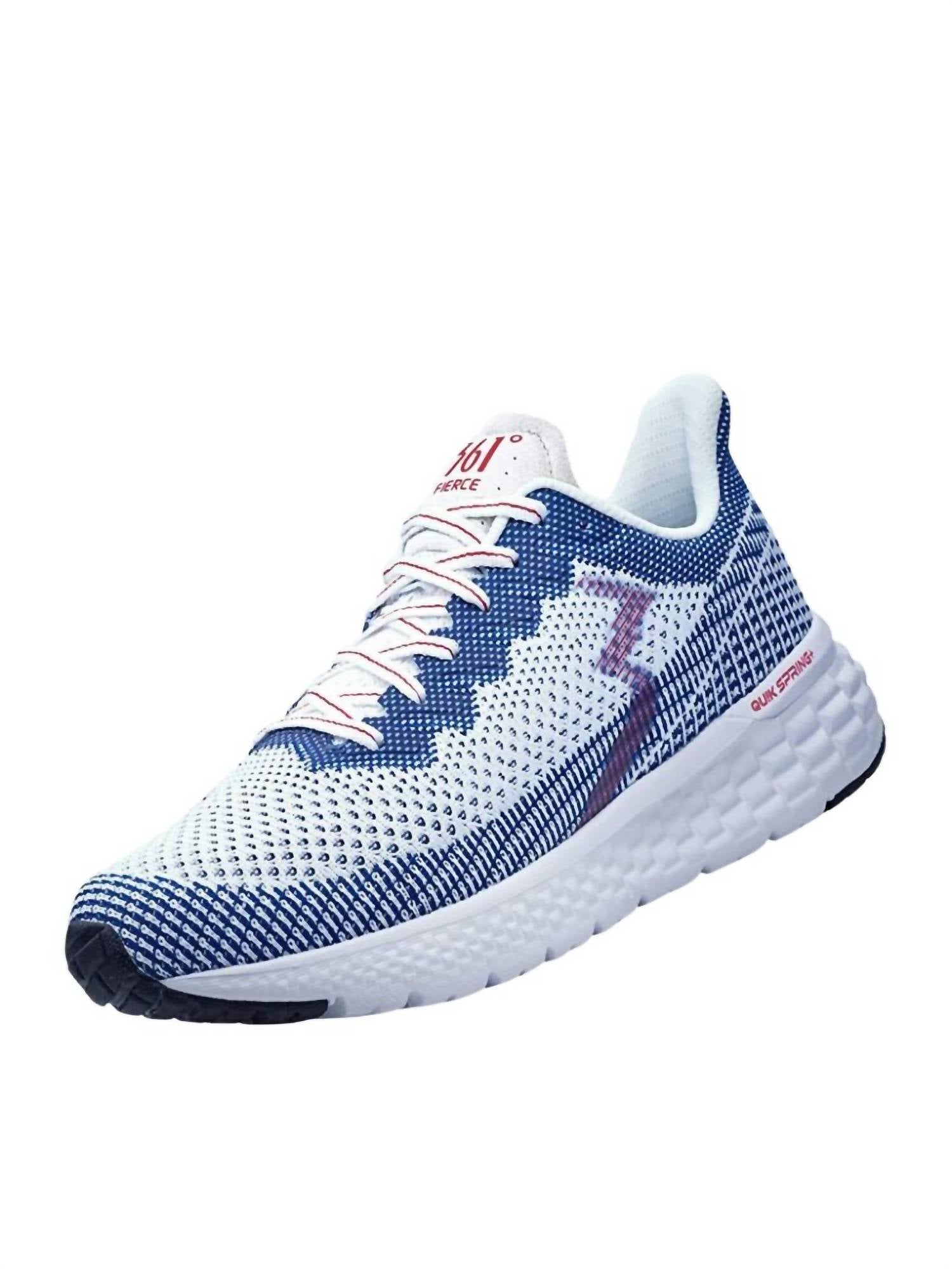 

Кроссовки мужские Fierce Running Shoes - Medium Wide, цвет белый/морской синий 361 Degrees