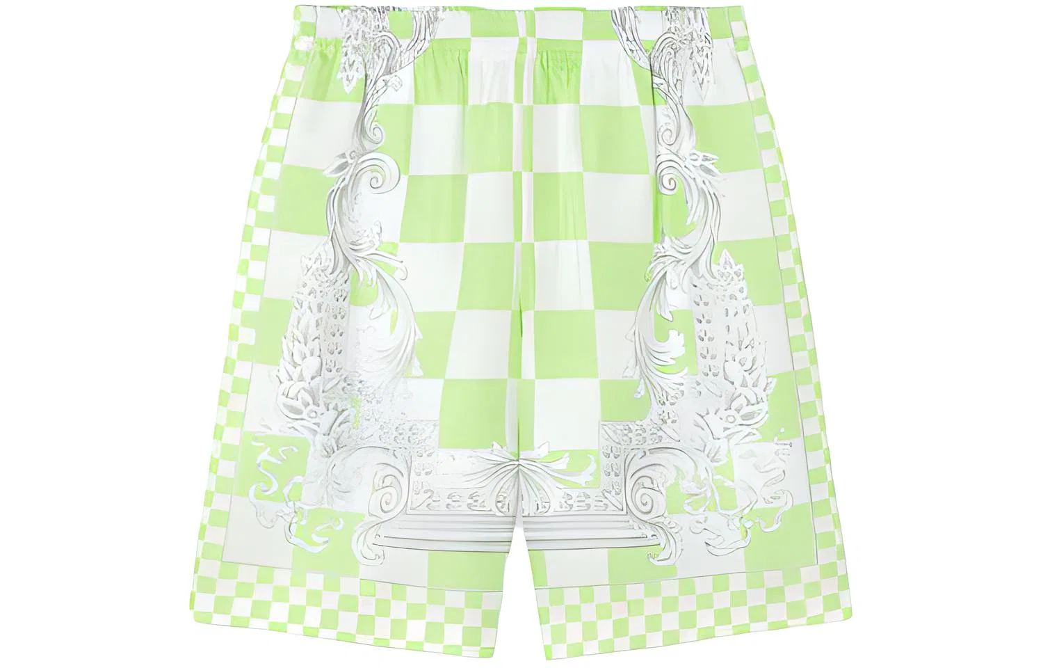 Шорты VERSACE Barocco Check Blue — фото 4