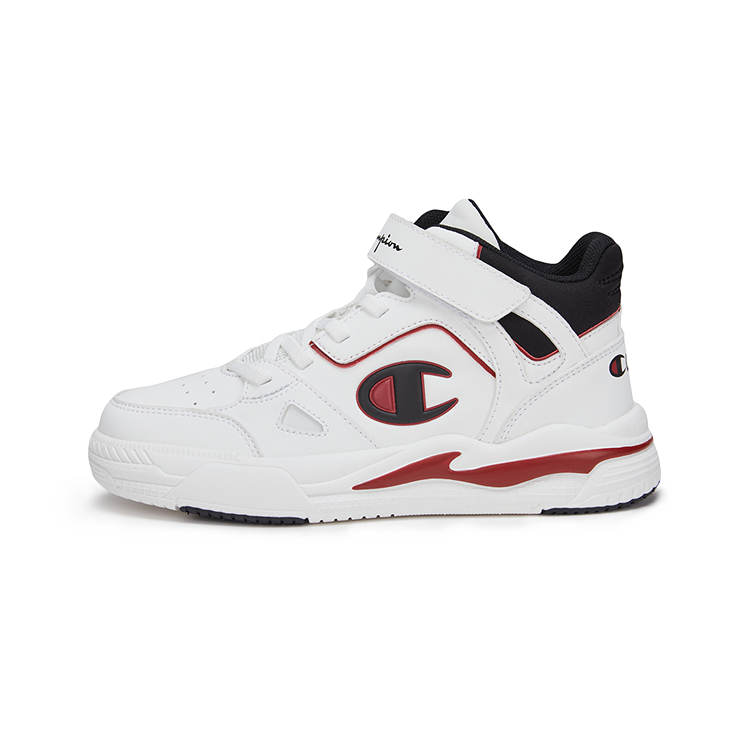 

Детские баскетбольные кроссовки с противоскользящей подошвой и высоким верхом Champion Kids, белый