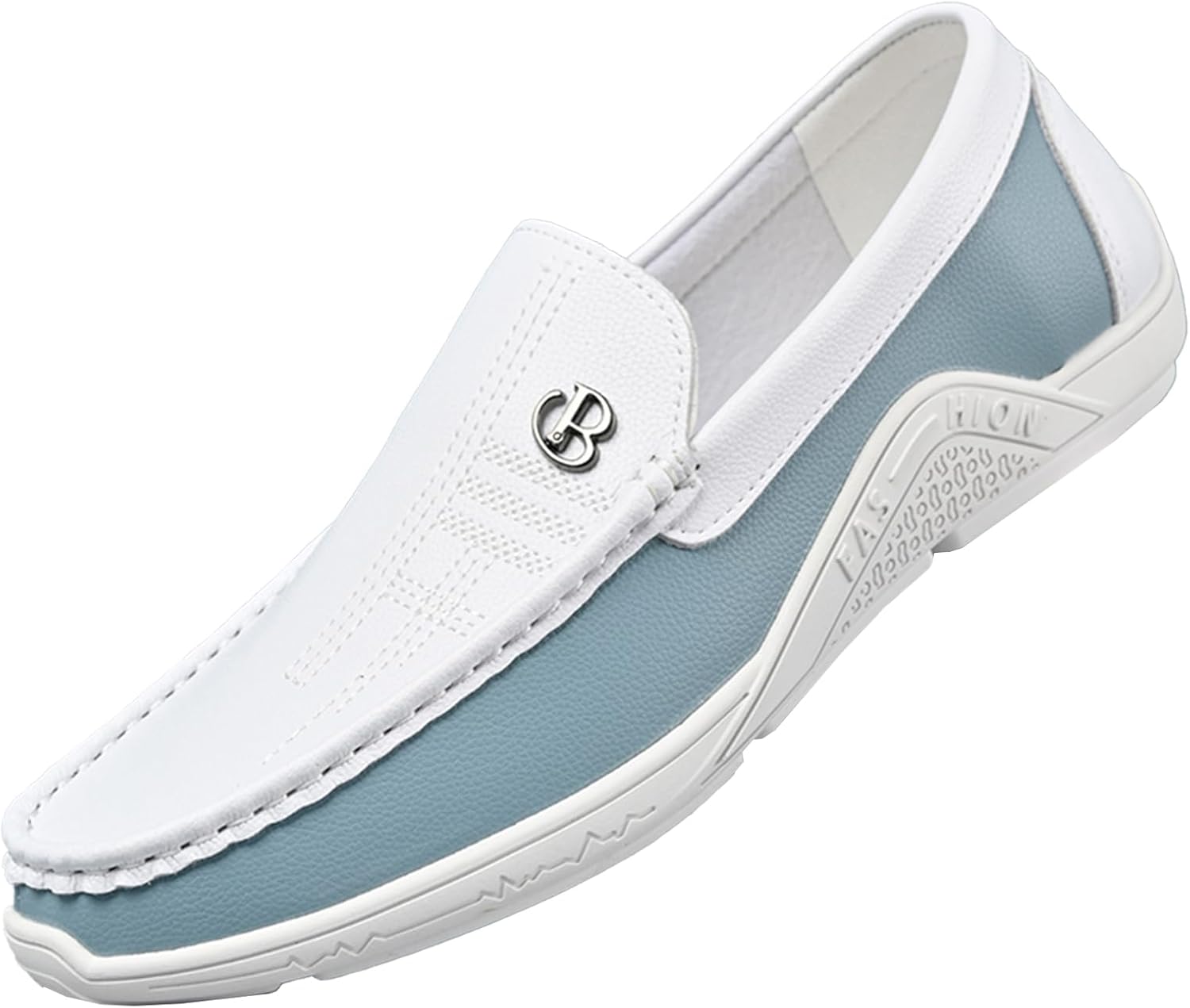 

Мужские мокасины-лоферы, мягкие обувь для ходьбы, кожаные повседневные деловые туфли Abborora, белый