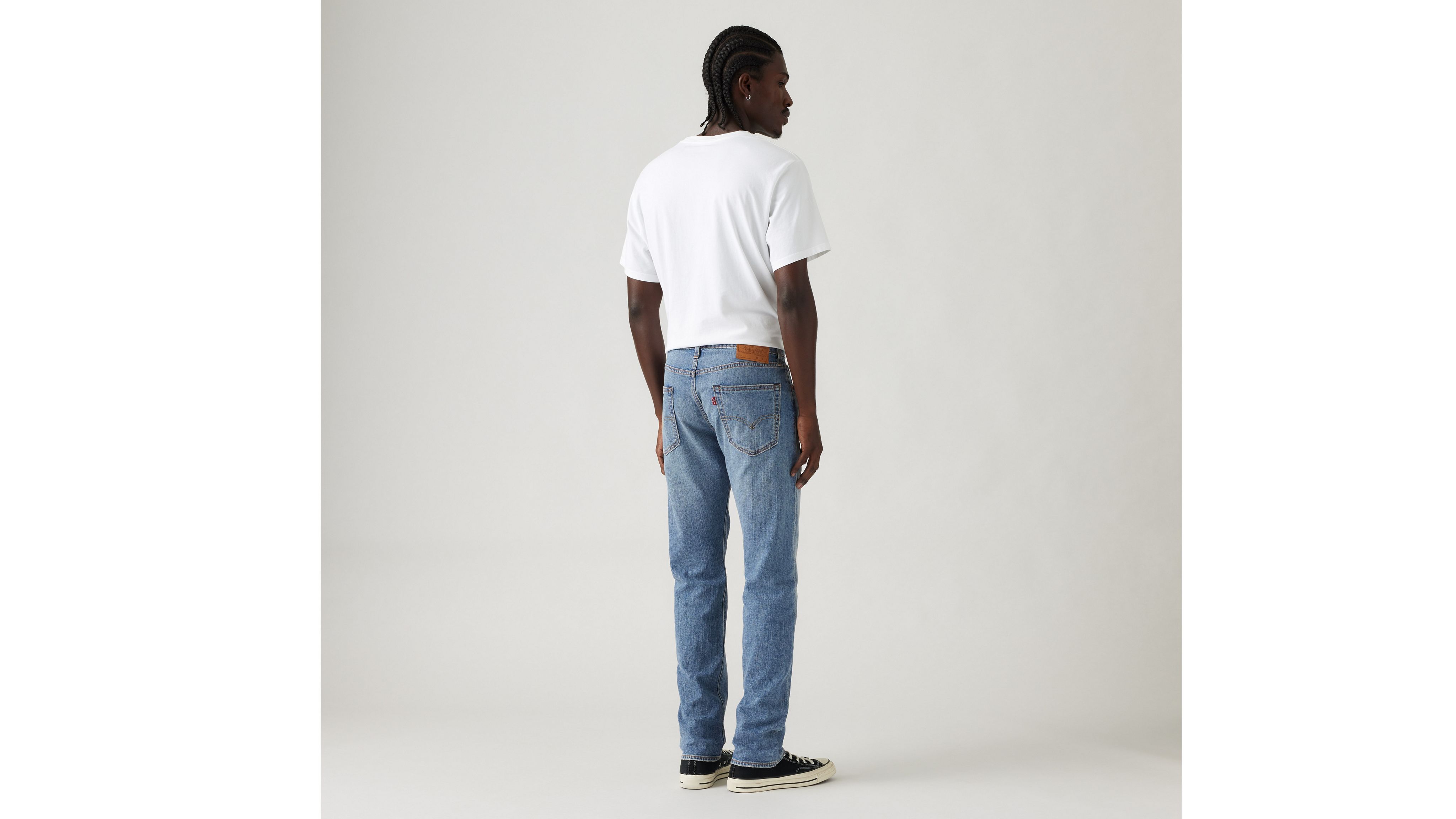 502 Taper Fit Linen+ Denim мужские джинсы Levi's, цвет The New Blue - Medium Wash — фото 3