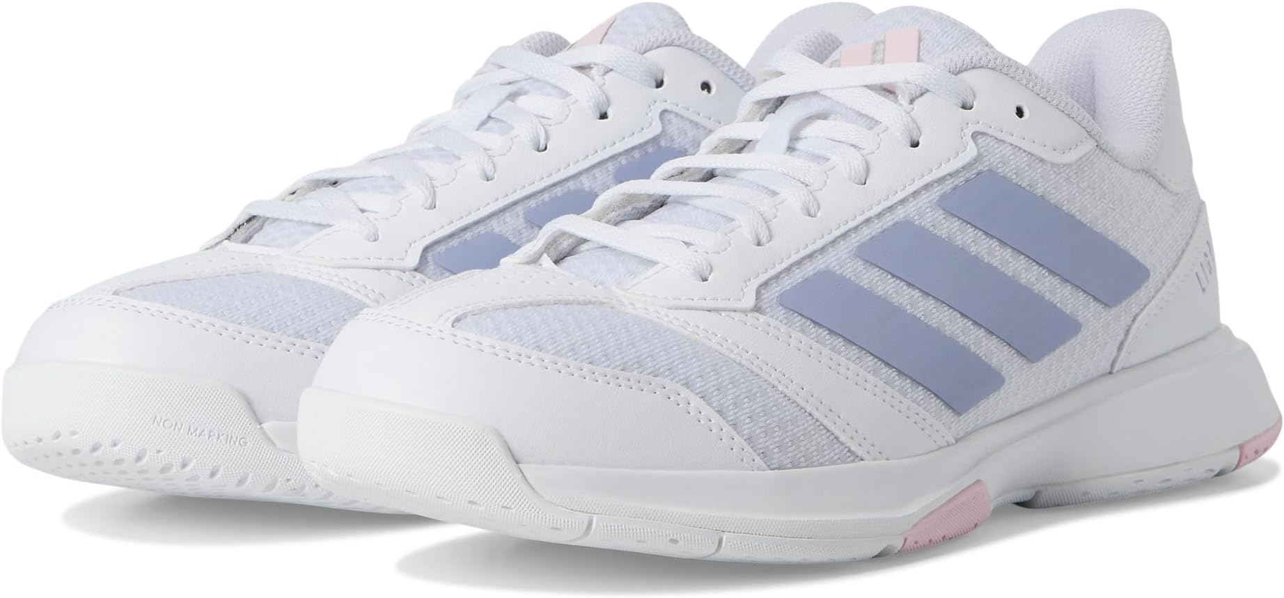 Кроссовки Adidas Ligra 8 Volleyball Shoes, White/Violet Tone/Clear Pink