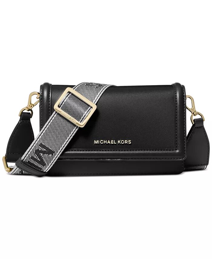 

Маленькая нейлоновая сумка через плечо с логотипом и лямкой-ремешком Michael Kors, черный