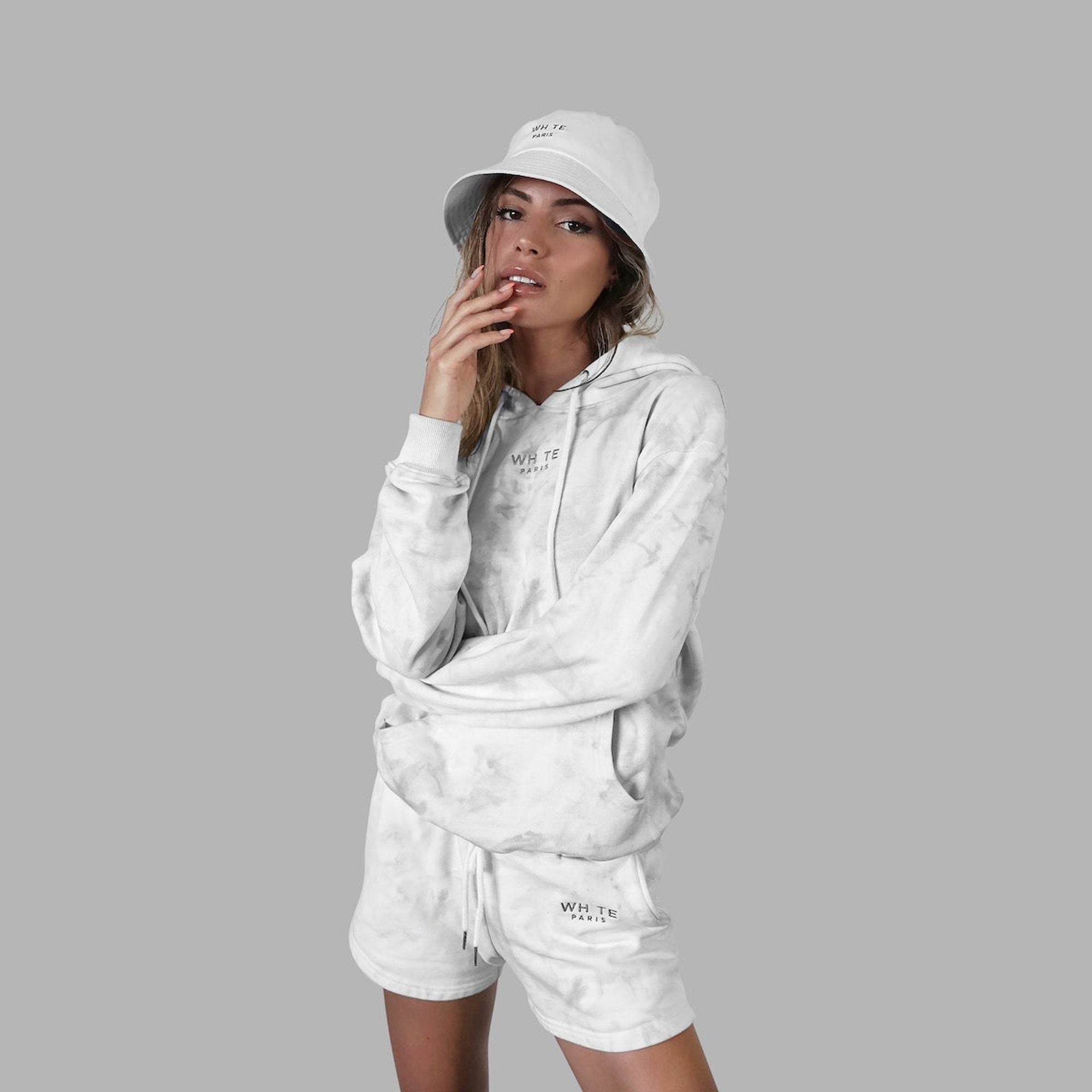 

Белые шорты тай-дай Blvck