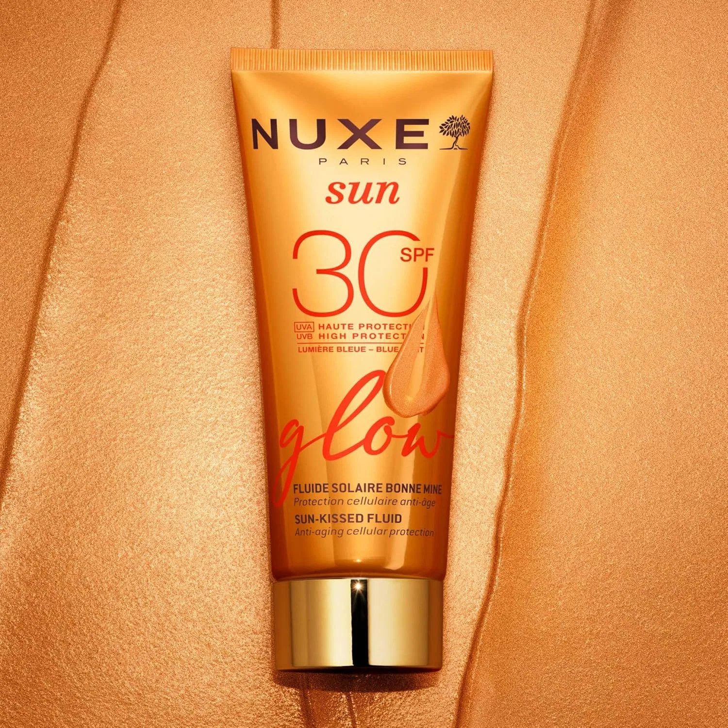 Солнцезащитный флюид для лица «Sun Glow SPF30 Sun-Kissed Fluid» от Nuxe, 50 мл Nuxe — фото 4