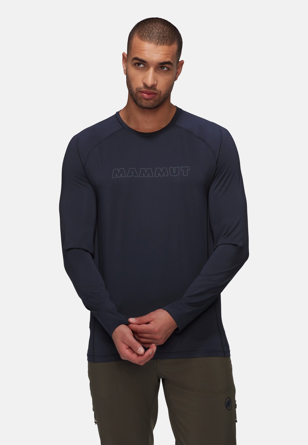 

Топ с длинными рукавами SELUN LONGSLEEVE LOGO Mammut, синий