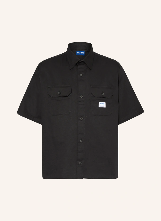 

Рубашка с короткими рукавами ekyno comfort fit Hugo, черный