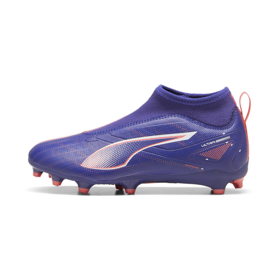Футбольные бутсы ULTRA 5 MATCH+ FG/AG без шнурков для молодежи PUMA — фото 3