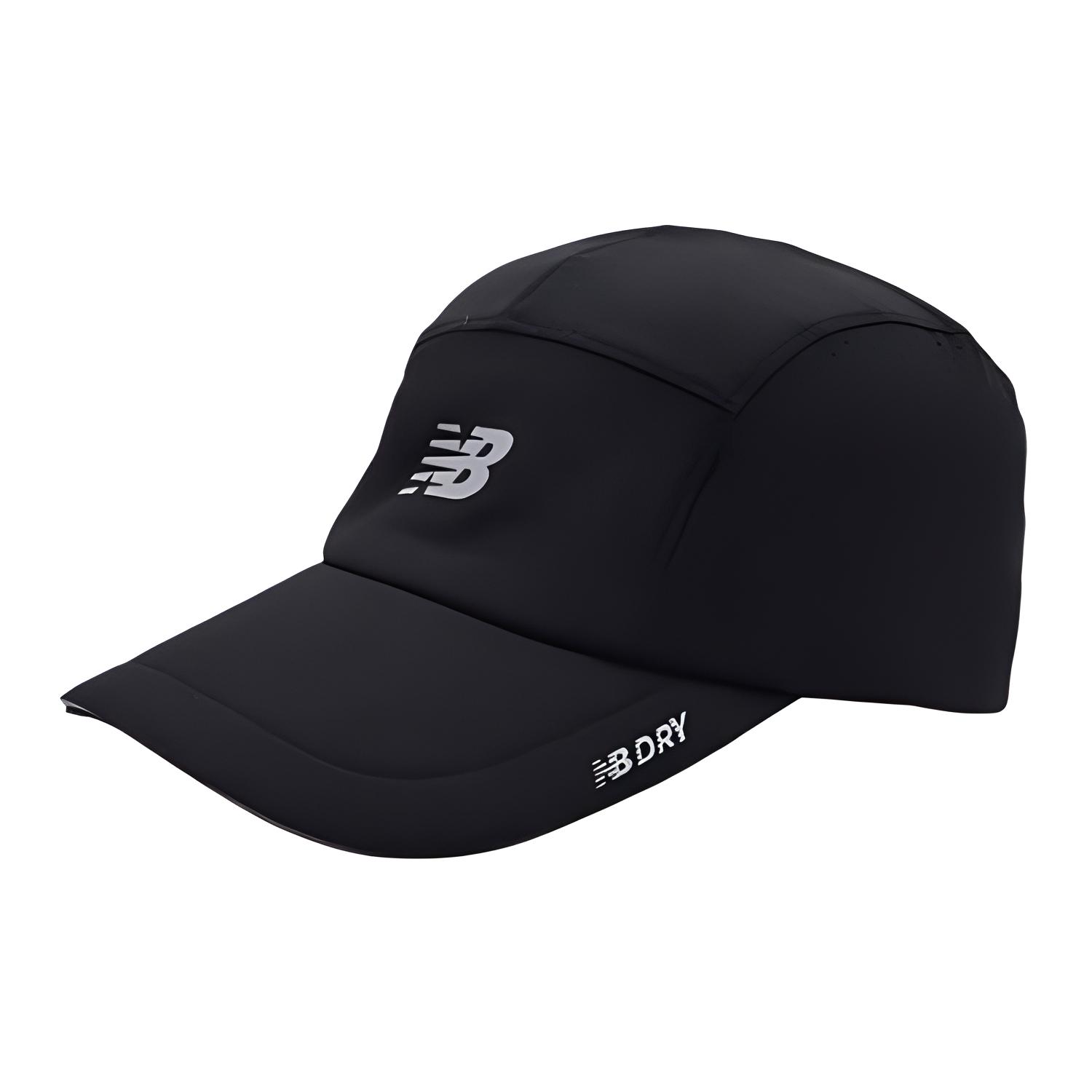 

New Balance Бейсболка из полиэстера и эластана унисекс черная, Black