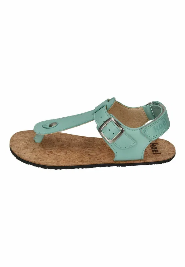 Босоножки Barefoot abriana nappa t bar sandals Koel, бирюзовый