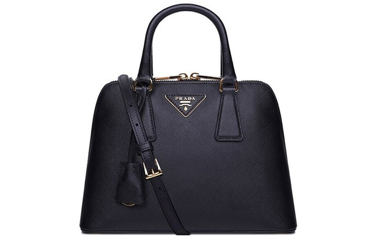 

PRADA Кожаная сумка через плечо, кроссбоди, женская сумка черная