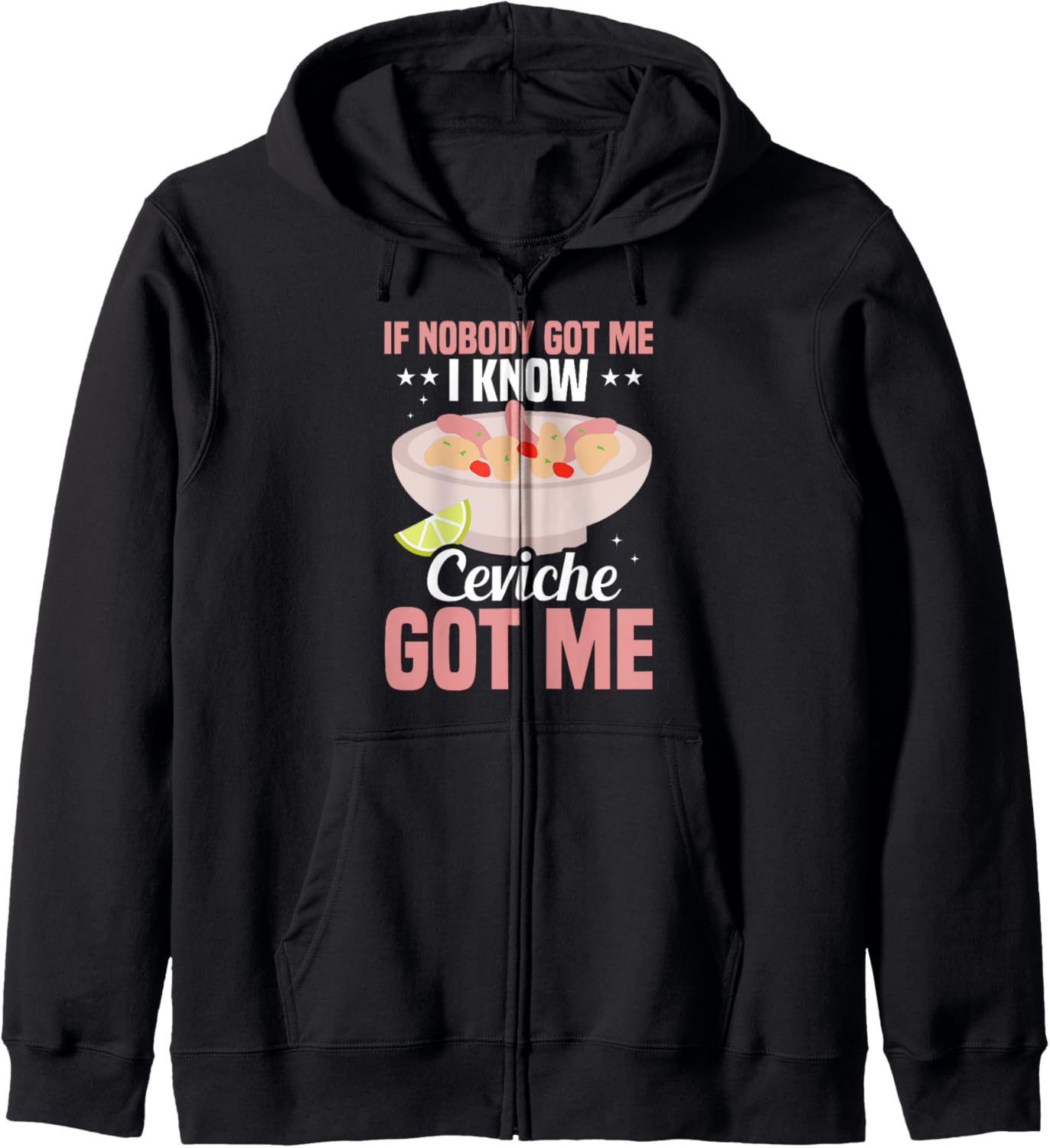 

Толстовка на молнии с надписью «Любители севиче и морепродуктов: перуанское севиче», черная, размер S Ceviche Clothing And Peruvian Food Accessories, Черный, Толстовка на молнии с надписью «Любители севиче и морепродуктов: перуанское севиче», черная, разм