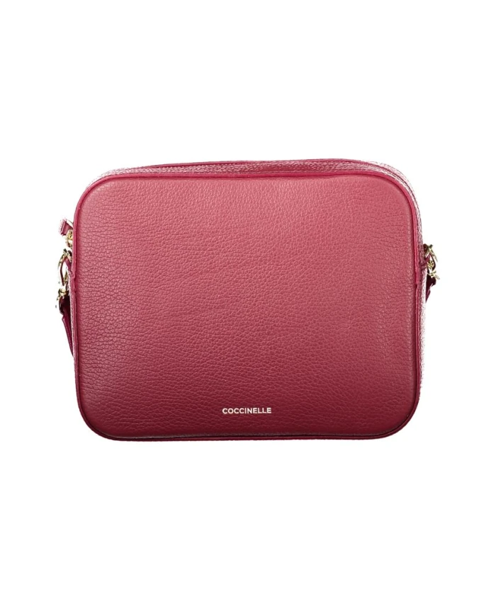 

Красная кожаная женская сумочка Coccinelle, красный